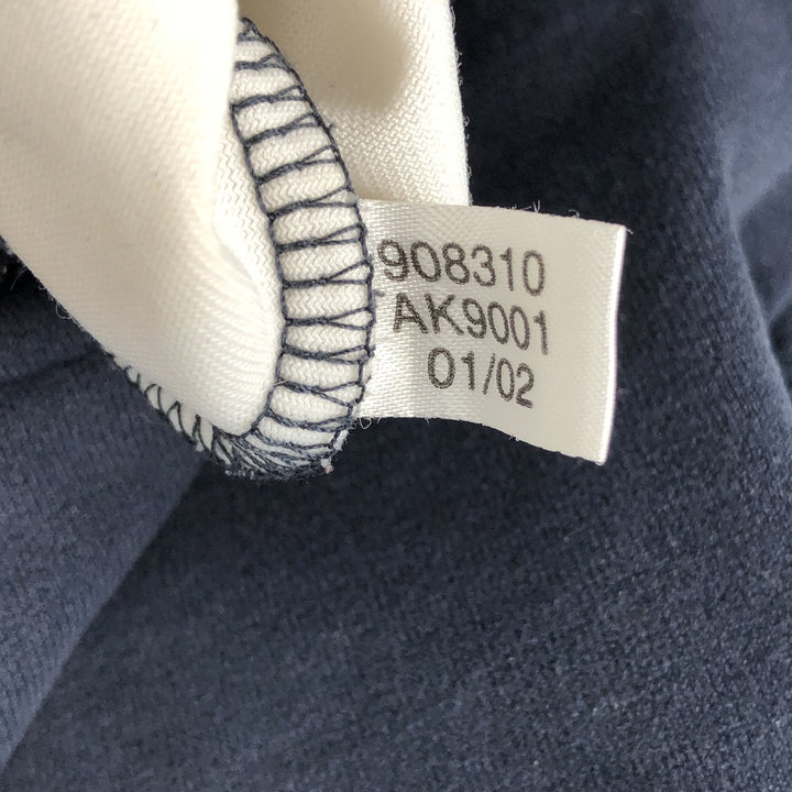 00'S Adidas Velour Jersey Track Jacket Men's XL polyester navy blue type Vintage Second Hand