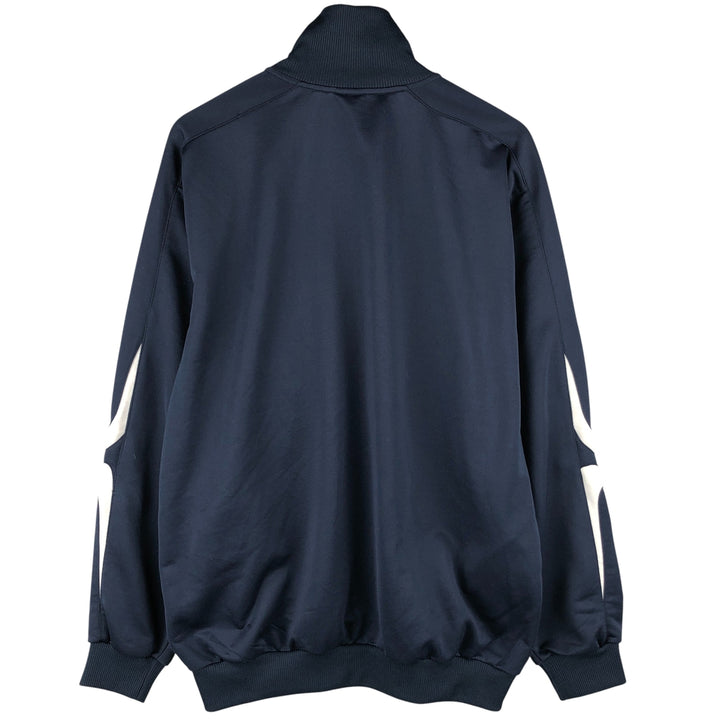 90s-00'S Umbro Jersey Track Jacket, Men's Size Medium polyester navy blue type Vintage Second Hand