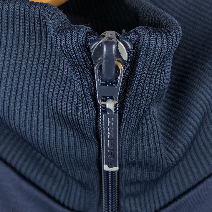 90s-00'S Umbro Jersey Track Jacket, Men's Size Medium polyester navy blue type Vintage Second Hand