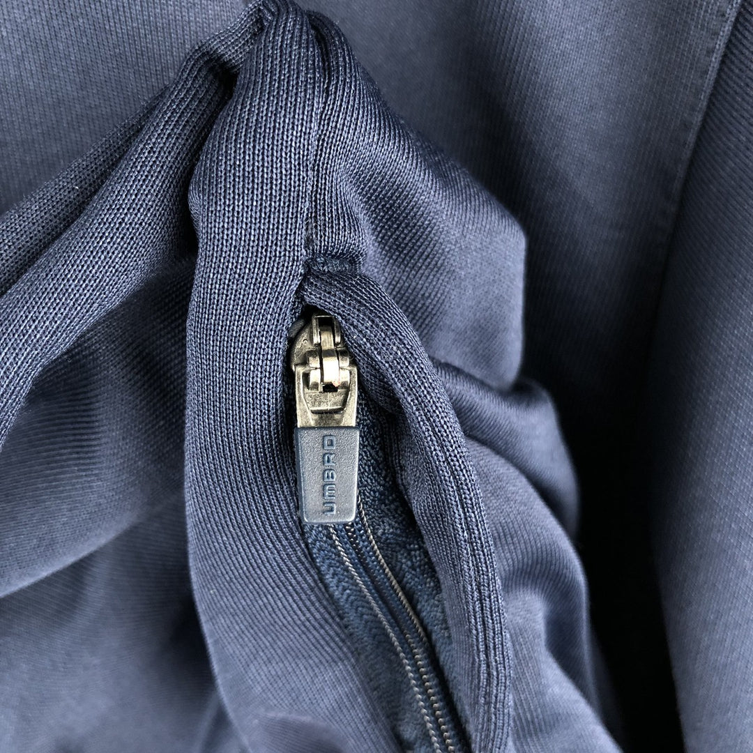 90s-00'S Umbro Jersey Track Jacket, Men's Size Medium polyester navy blue type Vintage Second Hand