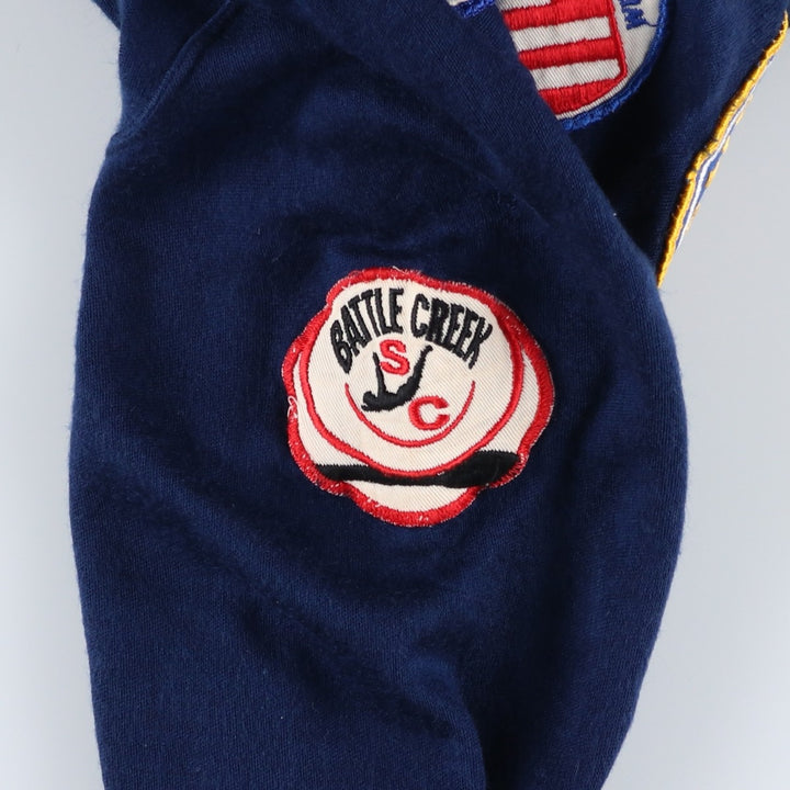 Vintage 1970'S White Stag SPEEDO double-brand custom track jacket, size M, men's. unclear navy blue type Vintage Second Hand