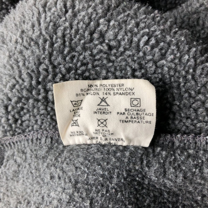 Vintage 1980'S Patagonia Triangle Tag Fleece Jacket, Made in USA, Men's XL polyester gray type Vintage Second Hand