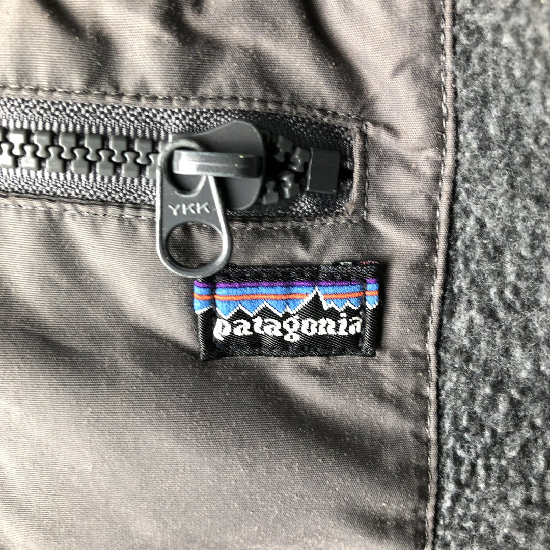 Vintage 1980'S Patagonia Triangle Tag Fleece Jacket, Made in USA, Men's XL polyester gray type Vintage Second Hand
