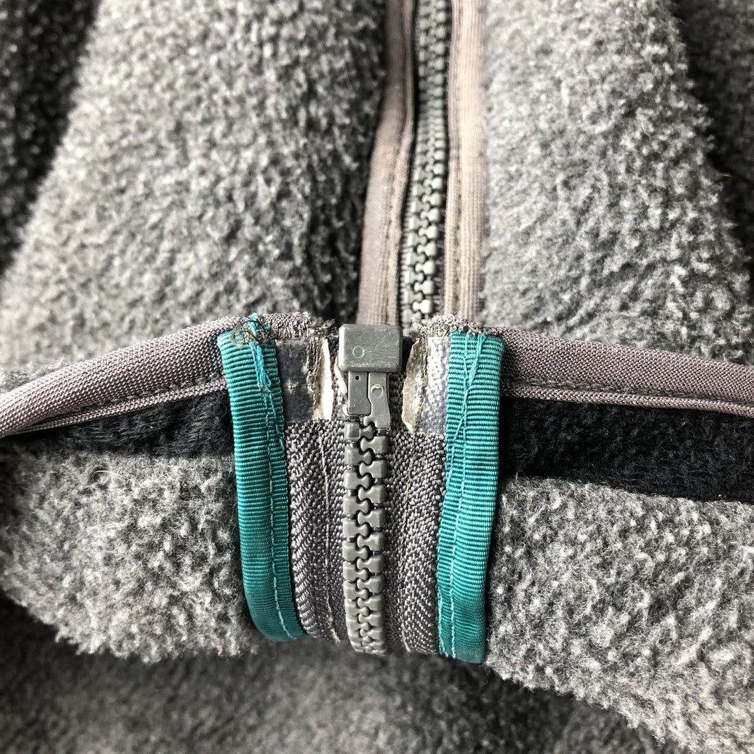 Vintage 1980'S Patagonia Triangle Tag Fleece Jacket, Made in USA, Men's XL polyester gray type Vintage Second Hand