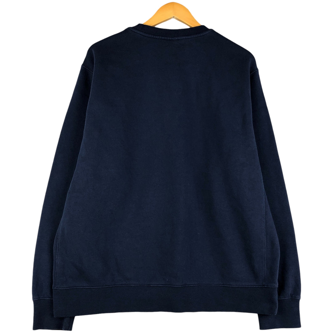 Nike One Point Logo Sweatshirt, Trainer, Men's XL cotton Navy blue Vintage Second Hand