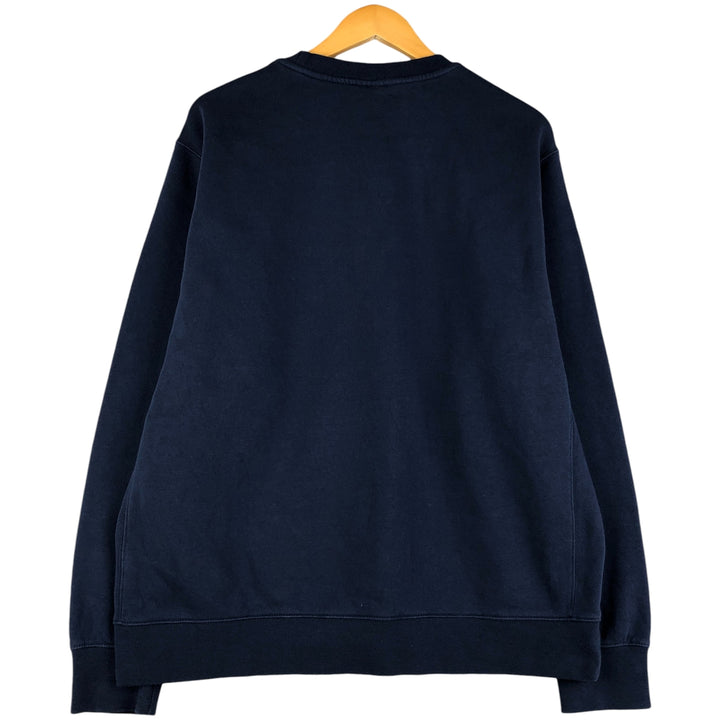 Nike One Point Logo Sweatshirt, Trainer, Men's XL cotton Navy blue Vintage Second Hand