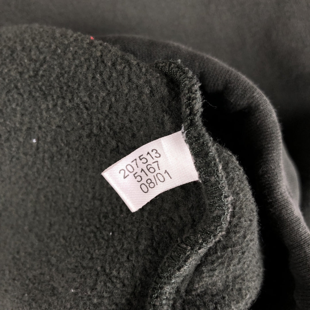 00'S Adidas logo sweatshirt, men's size L cotton Khaki type sage green Vintage Second Hand