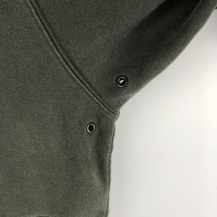 00'S Adidas logo sweatshirt, men's size L cotton Khaki type sage green Vintage Second Hand