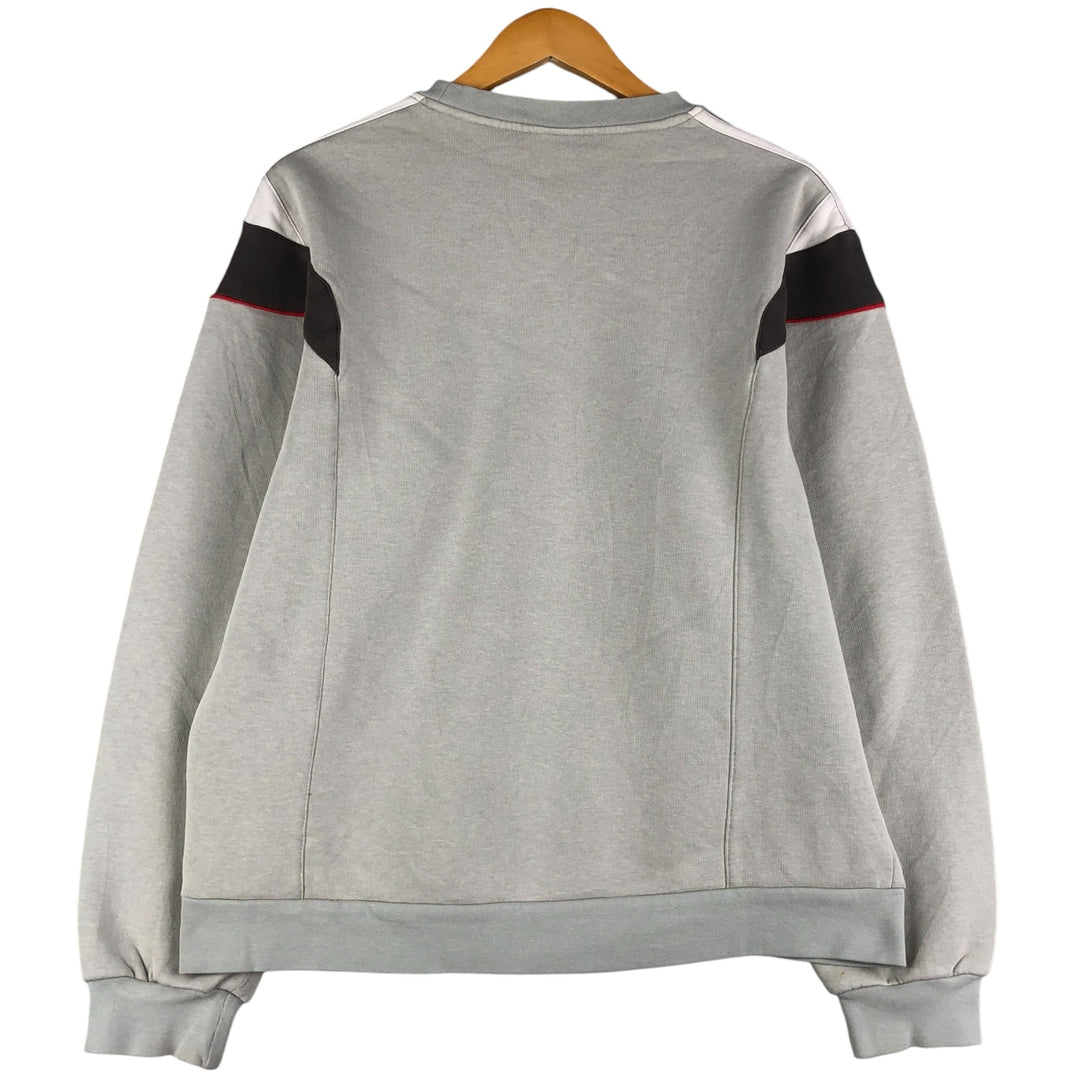 00'S Adidas logo sweatshirt, men's size L cotton Mint green Vintage Second Hand