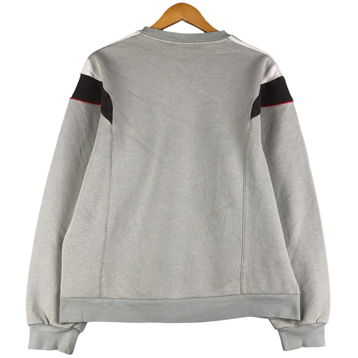 00'S Adidas logo sweatshirt, men's size L cotton Mint green Vintage Second Hand