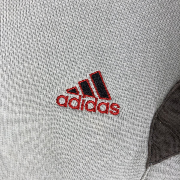 00'S Adidas logo sweatshirt, men's size L cotton Mint green Vintage Second Hand