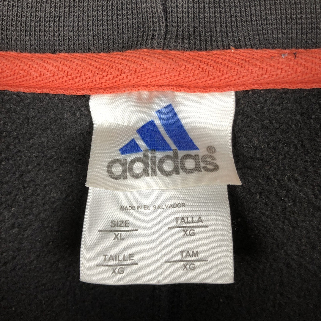 2000'S Adidas Two-Tone Logo Sweatshirt, Men's Size XL cotton brown type Vintage Second Hand