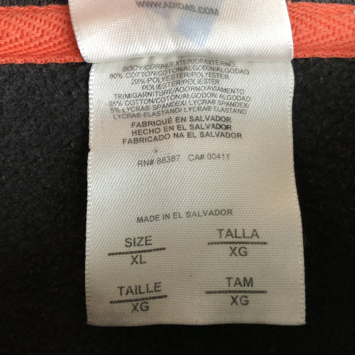 2000'S Adidas Two-Tone Logo Sweatshirt, Men's Size XL cotton brown type Vintage Second Hand