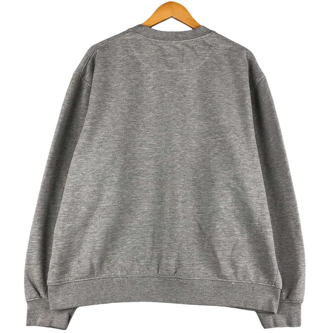 Nike logo sweatshirt, sweatshirt, men's size XL cotton gray type Vintage Second Hand