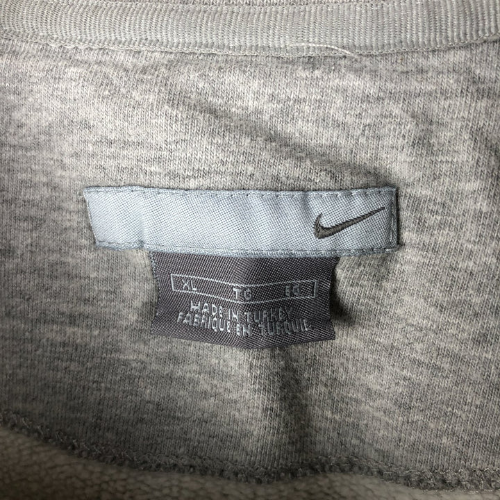 Nike logo sweatshirt, sweatshirt, men's size XL cotton gray type Vintage Second Hand