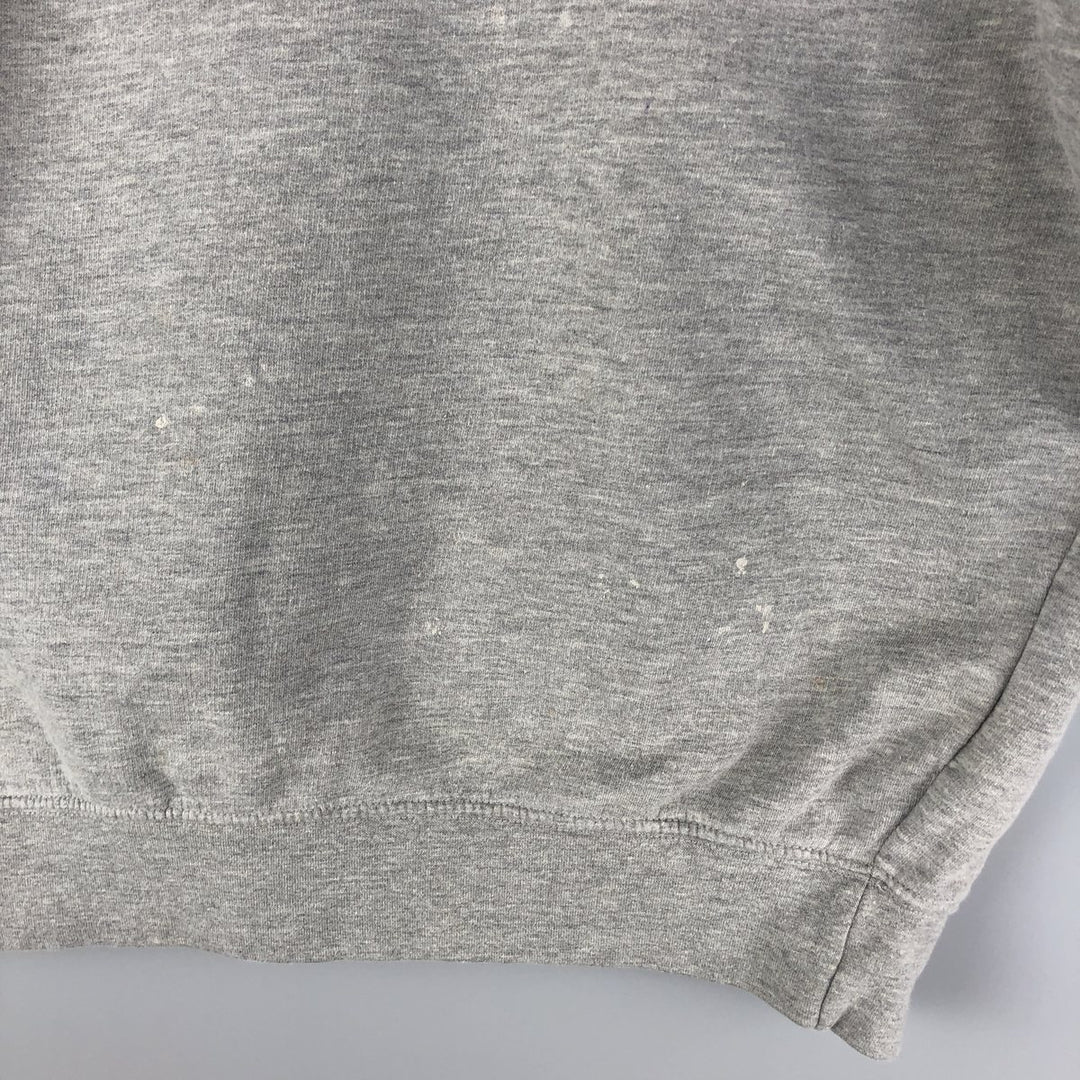 Nike logo sweatshirt, sweatshirt, men's size XL cotton gray type Vintage Second Hand