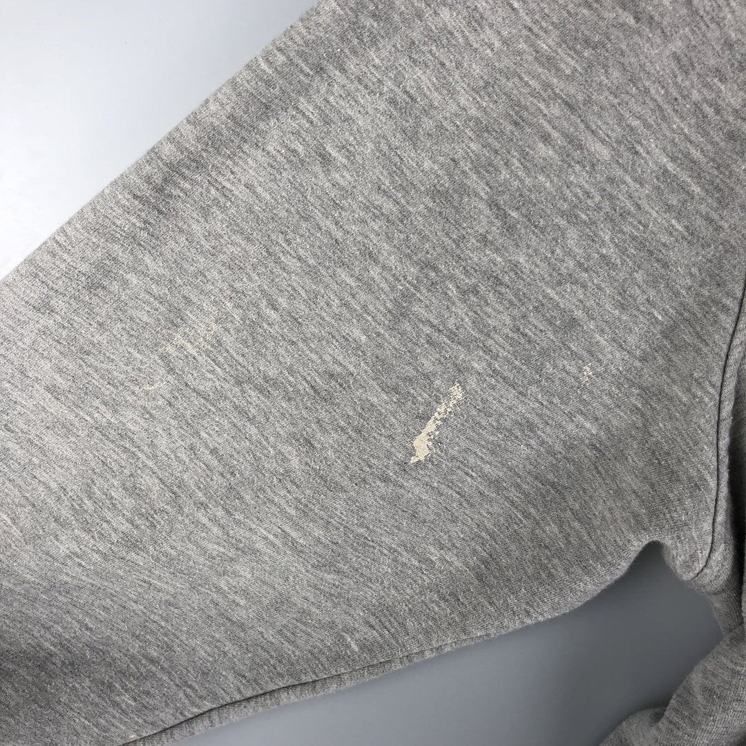 Nike logo sweatshirt, sweatshirt, men's size XL cotton gray type Vintage Second Hand