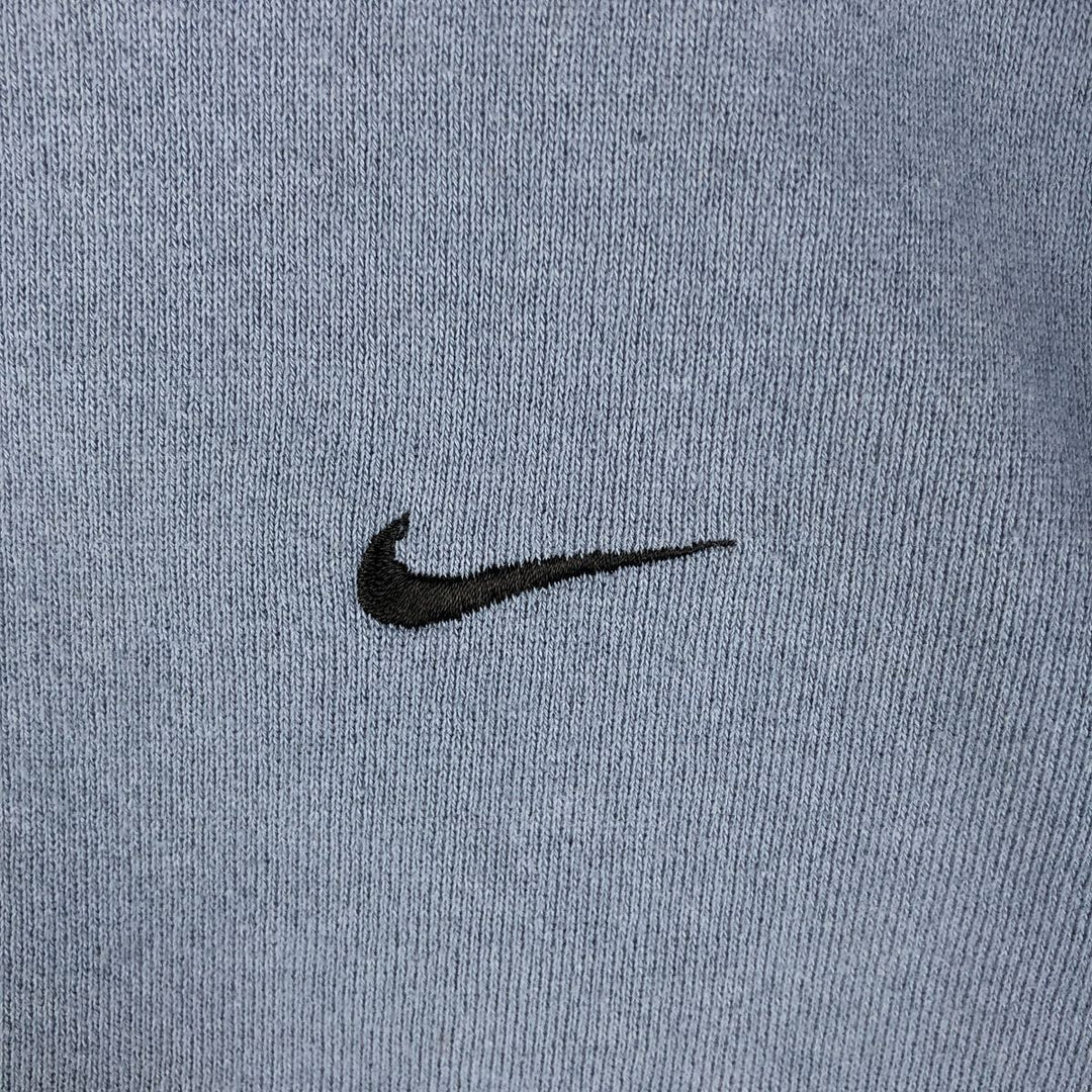 90s~ Vintage Nike One-Point Logo Sweatshirt, Men's Size L cotton blue type Vintage Second Hand