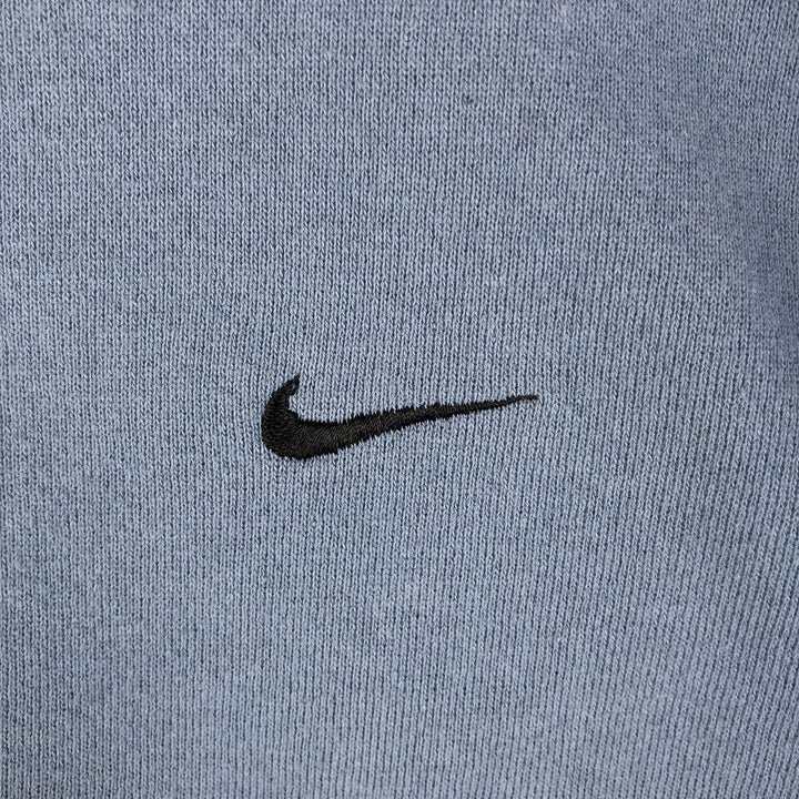 90s~ Vintage Nike One-Point Logo Sweatshirt, Men's Size L cotton blue type Vintage Second Hand