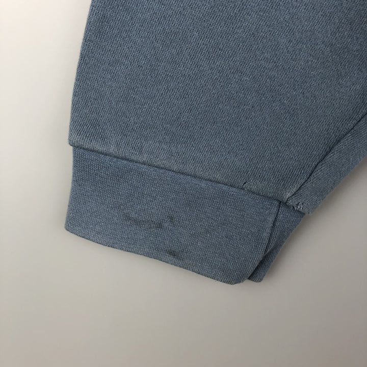 90s~ Vintage Nike One-Point Logo Sweatshirt, Men's Size L cotton blue type Vintage Second Hand