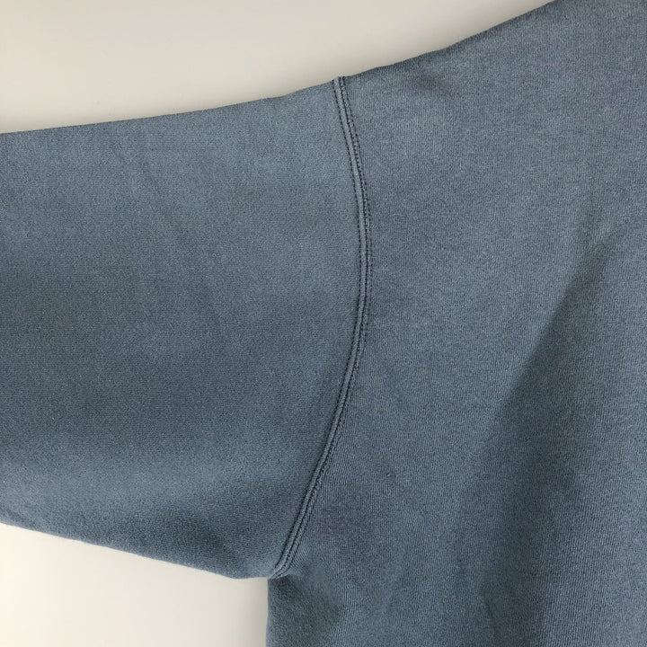 90s~ Vintage Nike One-Point Logo Sweatshirt, Men's Size L cotton blue type Vintage Second Hand