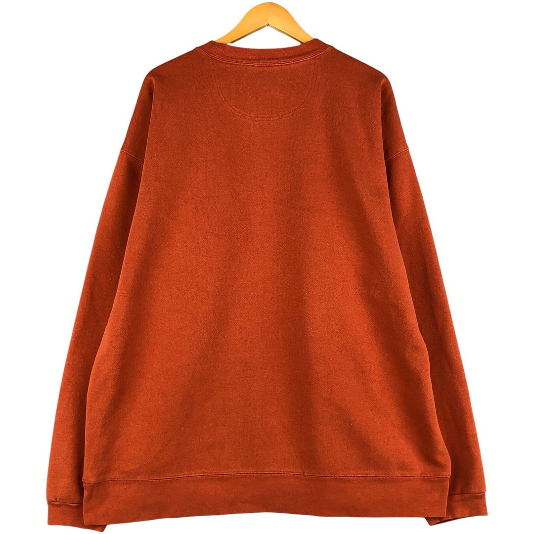 Nike College Sweatshirt, Men's XL cotton orange type Vintage Second Hand