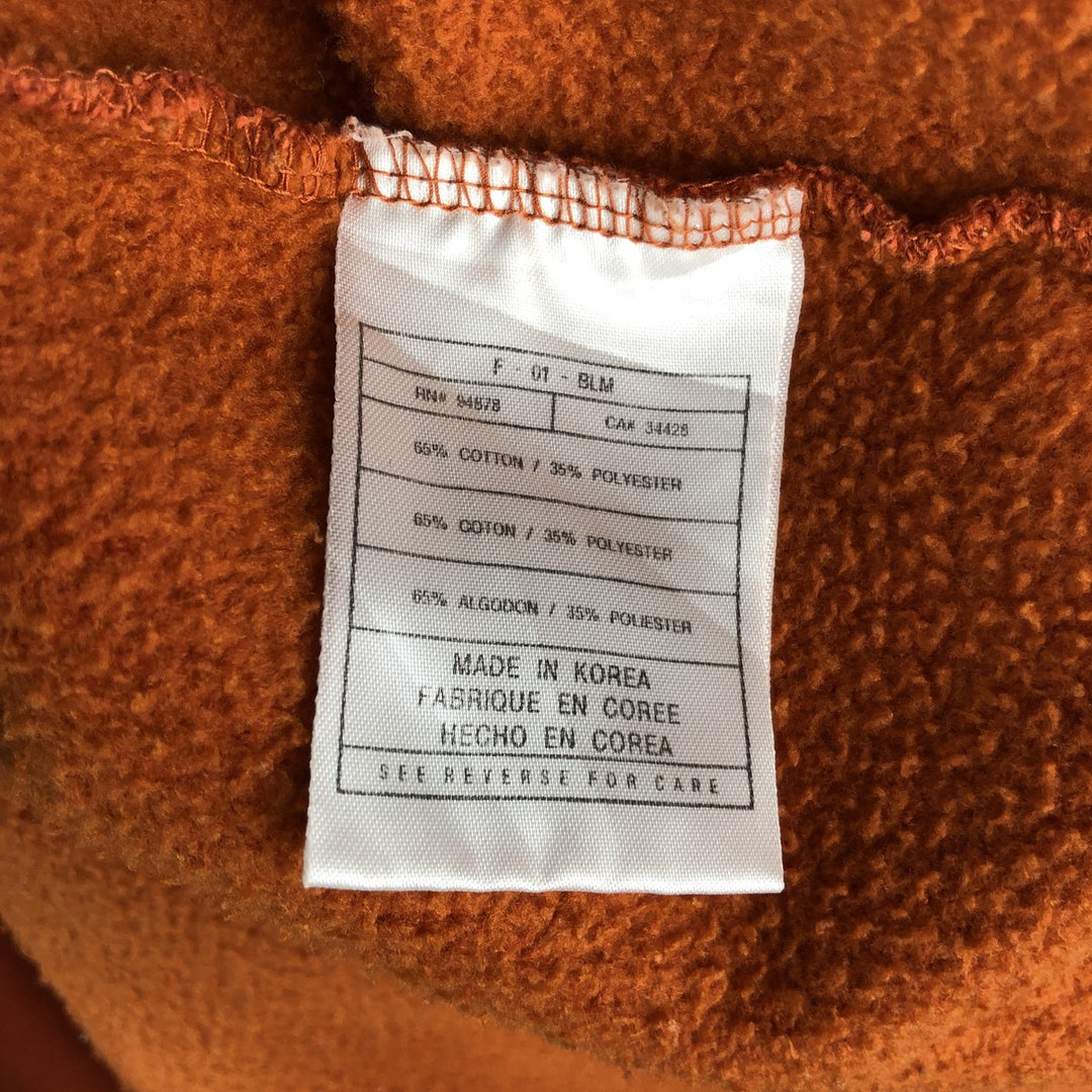 Nike College Sweatshirt, Men's XL cotton orange type Vintage Second Hand