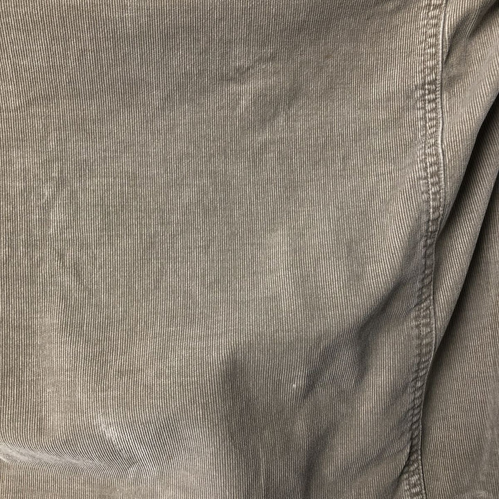 Vintage 1980'S Banana Republic long-sleeved corduroy shirt, size L, men's cotton Khaki type Vintage Second Hand