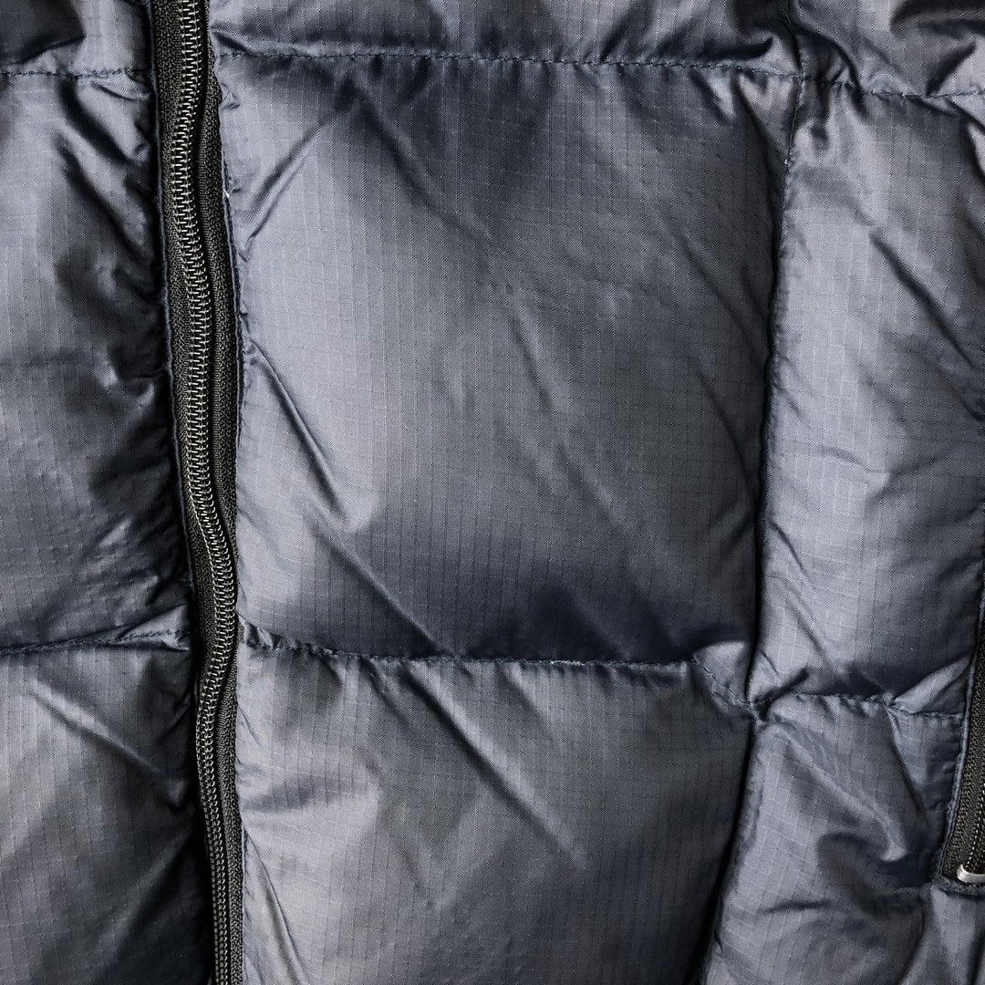 90'S GAP Vintage Reversible Ripstop Down Vest, Men's Size L Nylon navy blue type Vintage Second Hand