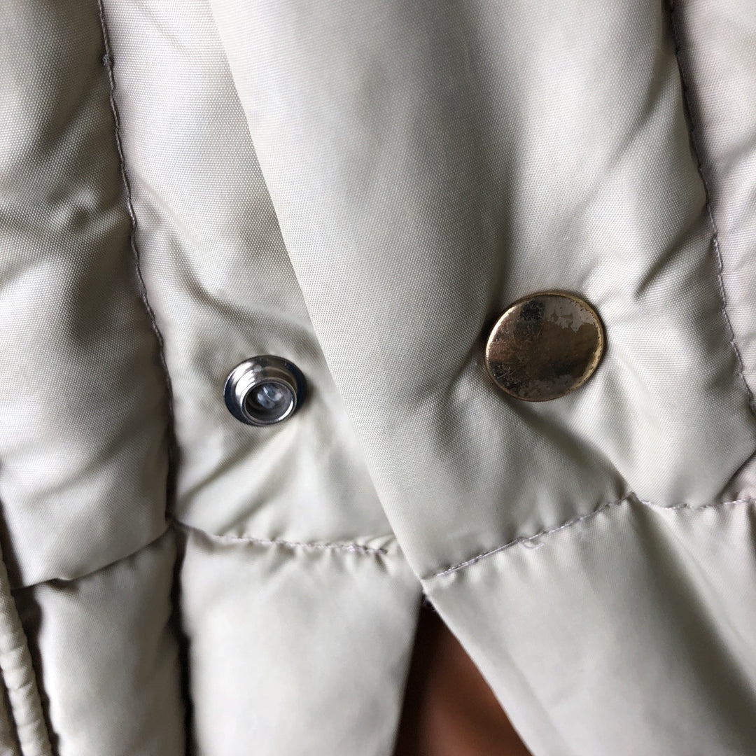 ANTHONY'S BUCKHIDE BRAND Men's Vintage Down Vest, Size L unclear Beige type Vintage Second Hand