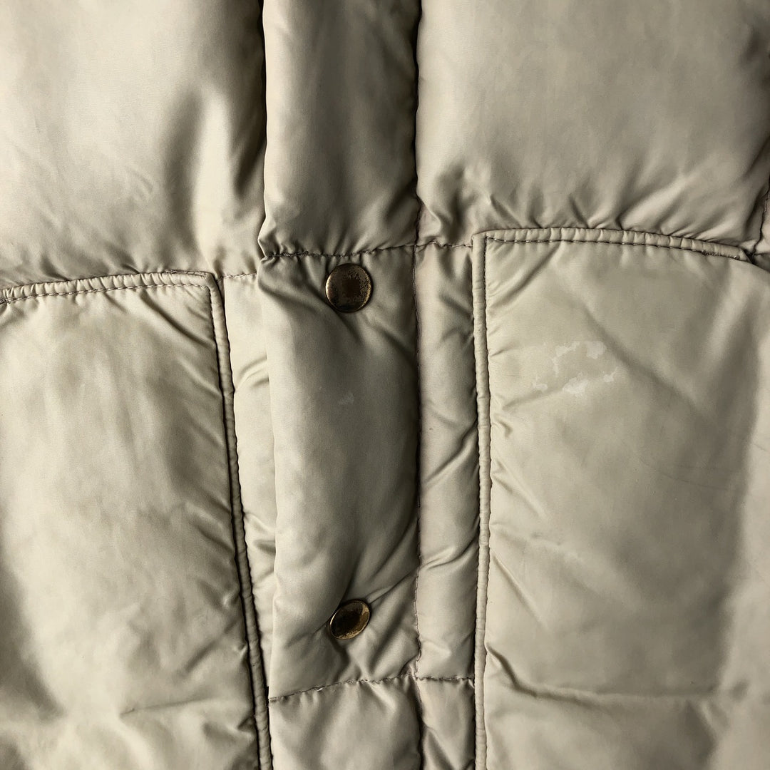 ANTHONY'S BUCKHIDE BRAND Men's Vintage Down Vest, Size L unclear Beige type Vintage Second Hand