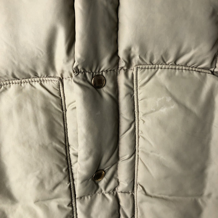 ANTHONY'S BUCKHIDE BRAND Men's Vintage Down Vest, Size L unclear Beige type Vintage Second Hand