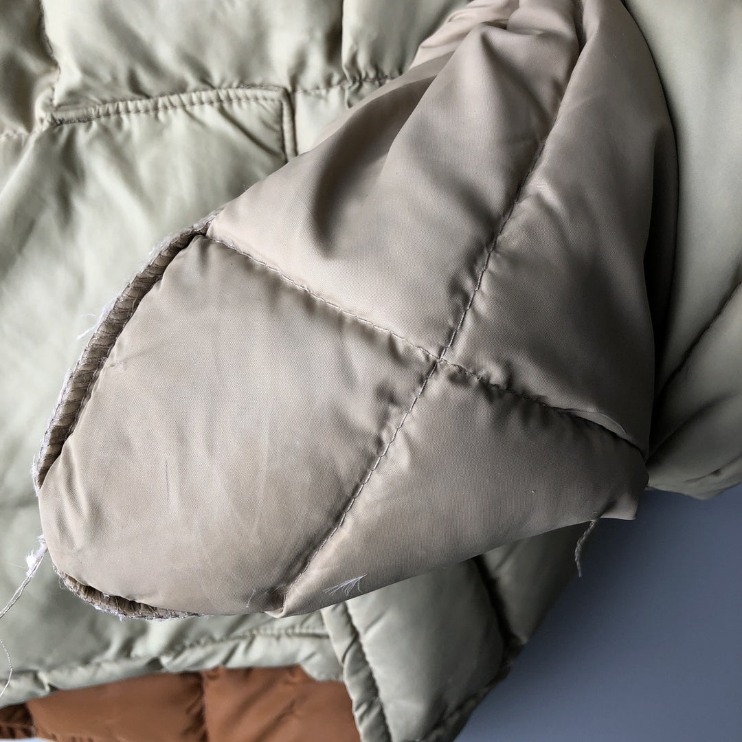 ANTHONY'S BUCKHIDE BRAND Men's Vintage Down Vest, Size L unclear Beige type Vintage Second Hand