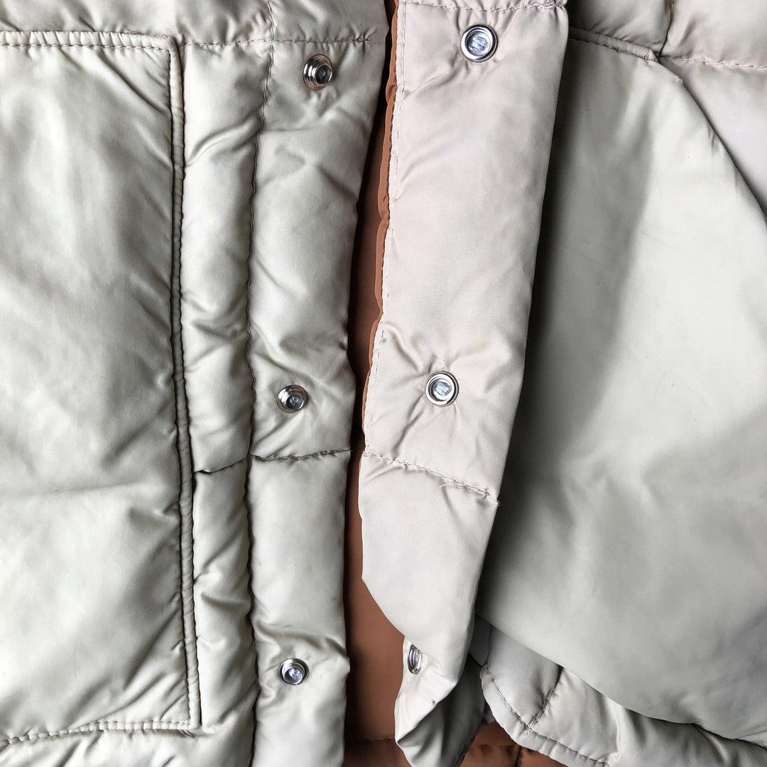ANTHONY'S BUCKHIDE BRAND Men's Vintage Down Vest, Size L unclear Beige type Vintage Second Hand