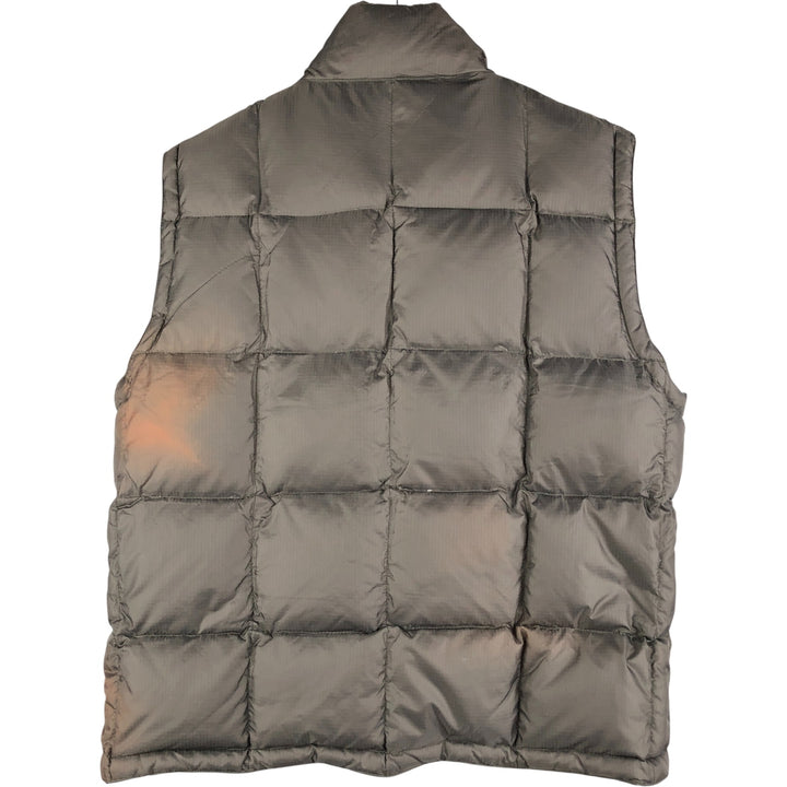 90'S GAP Vintage Reversible Ripstop Down Vest, Men's Size L Nylon black type Vintage Second Hand