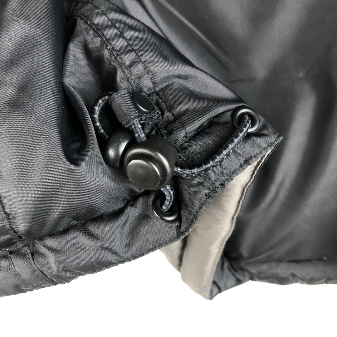 90'S GAP Vintage Reversible Ripstop Down Vest, Men's Size L Nylon black type Vintage Second Hand