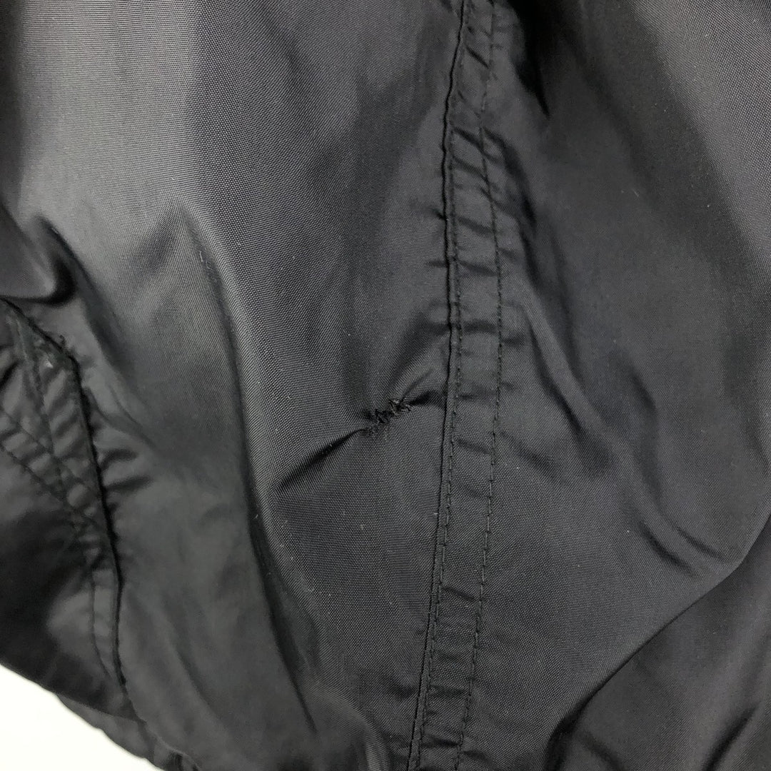 90'S GAP Vintage Reversible Ripstop Down Vest, Men's Size L Nylon black type Vintage Second Hand