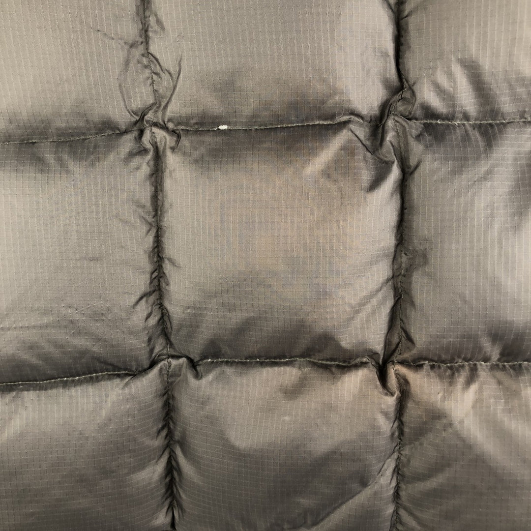 90'S GAP Vintage Reversible Ripstop Down Vest, Men's Size L Nylon black type Vintage Second Hand