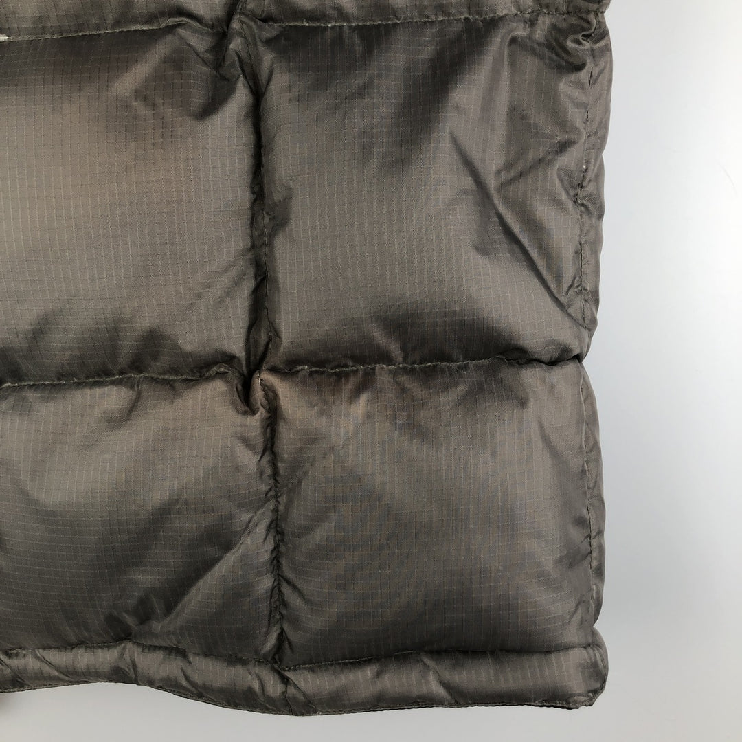 90'S GAP Vintage Reversible Ripstop Down Vest, Men's Size L Nylon black type Vintage Second Hand