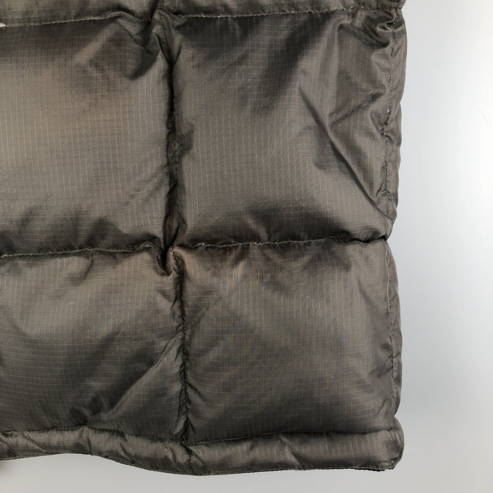 90'S GAP Vintage Reversible Ripstop Down Vest, Men's Size L Nylon black type Vintage Second Hand