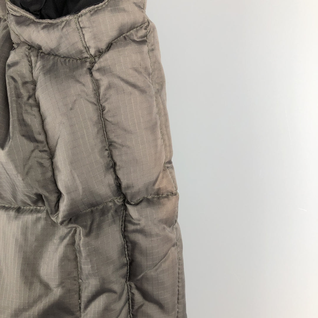 90'S GAP Vintage Reversible Ripstop Down Vest, Men's Size L Nylon black type Vintage Second Hand