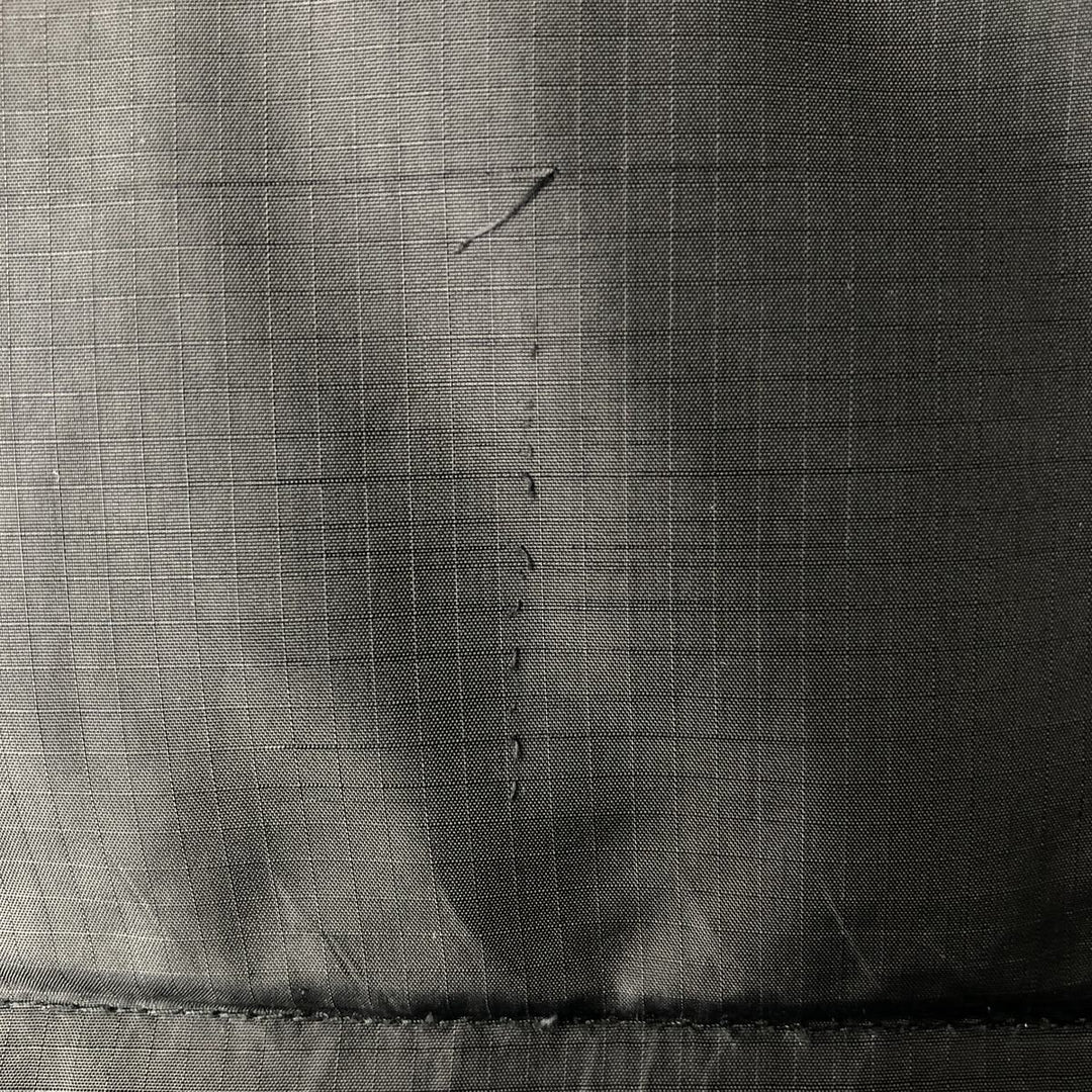 2000'S Eddie Bauer goose down vest, men's size small Nylon black type Vintage Second Hand