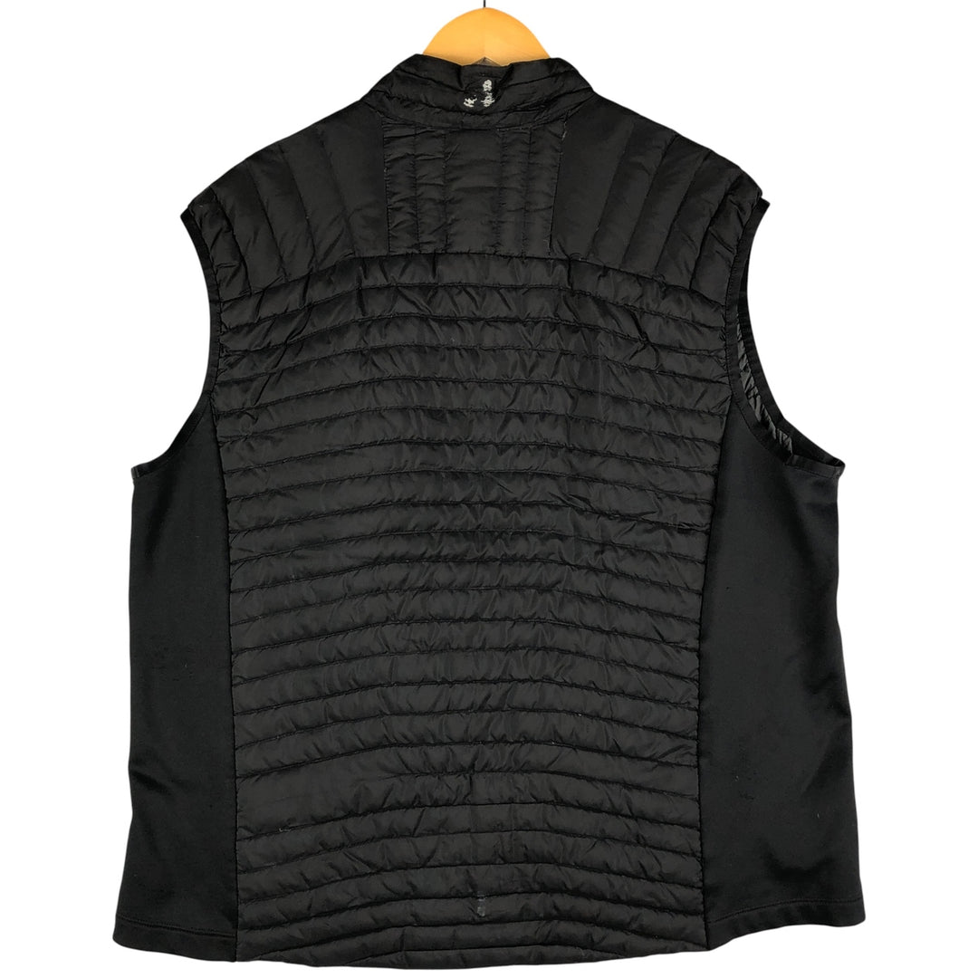 Eddie Bauer Ripstop Goose Down Vest, Men's XL polyester black type Vintage Second Hand