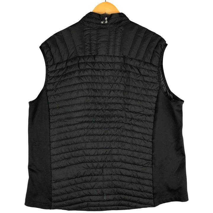 Eddie Bauer Ripstop Goose Down Vest, Men's XL polyester black type Vintage Second Hand