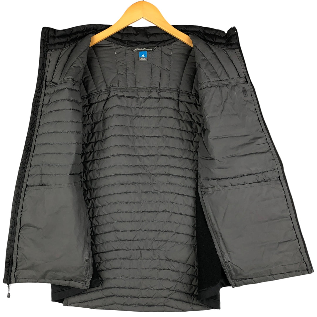Eddie Bauer Ripstop Goose Down Vest, Men's XL polyester black type Vintage Second Hand