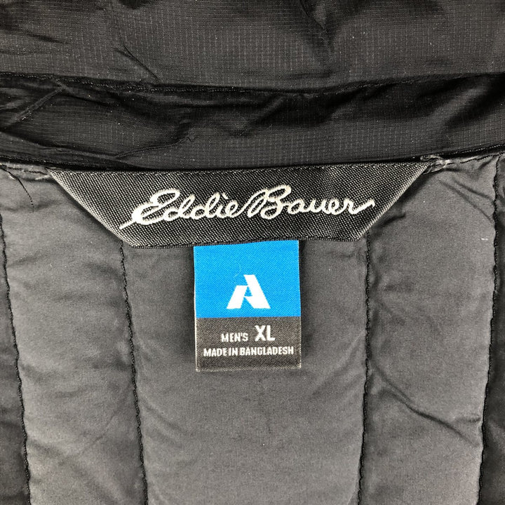 Eddie Bauer Ripstop Goose Down Vest, Men's XL polyester black type Vintage Second Hand