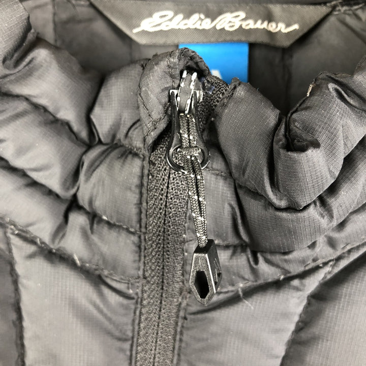 Eddie Bauer Ripstop Goose Down Vest, Men's XL polyester black type Vintage Second Hand