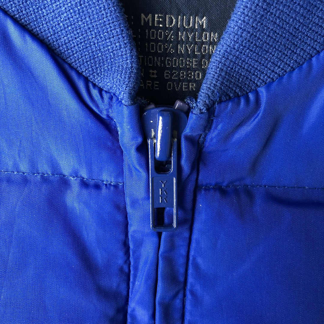 Vintage 80s-90'S Lands' End goose down vest, size M, men's Nylon blue type Vintage Second Hand