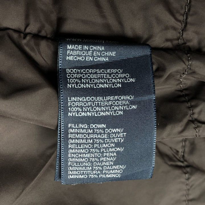 Tommy Hilfiger Down Vest, Men's Size M Nylon black type Vintage Second Hand