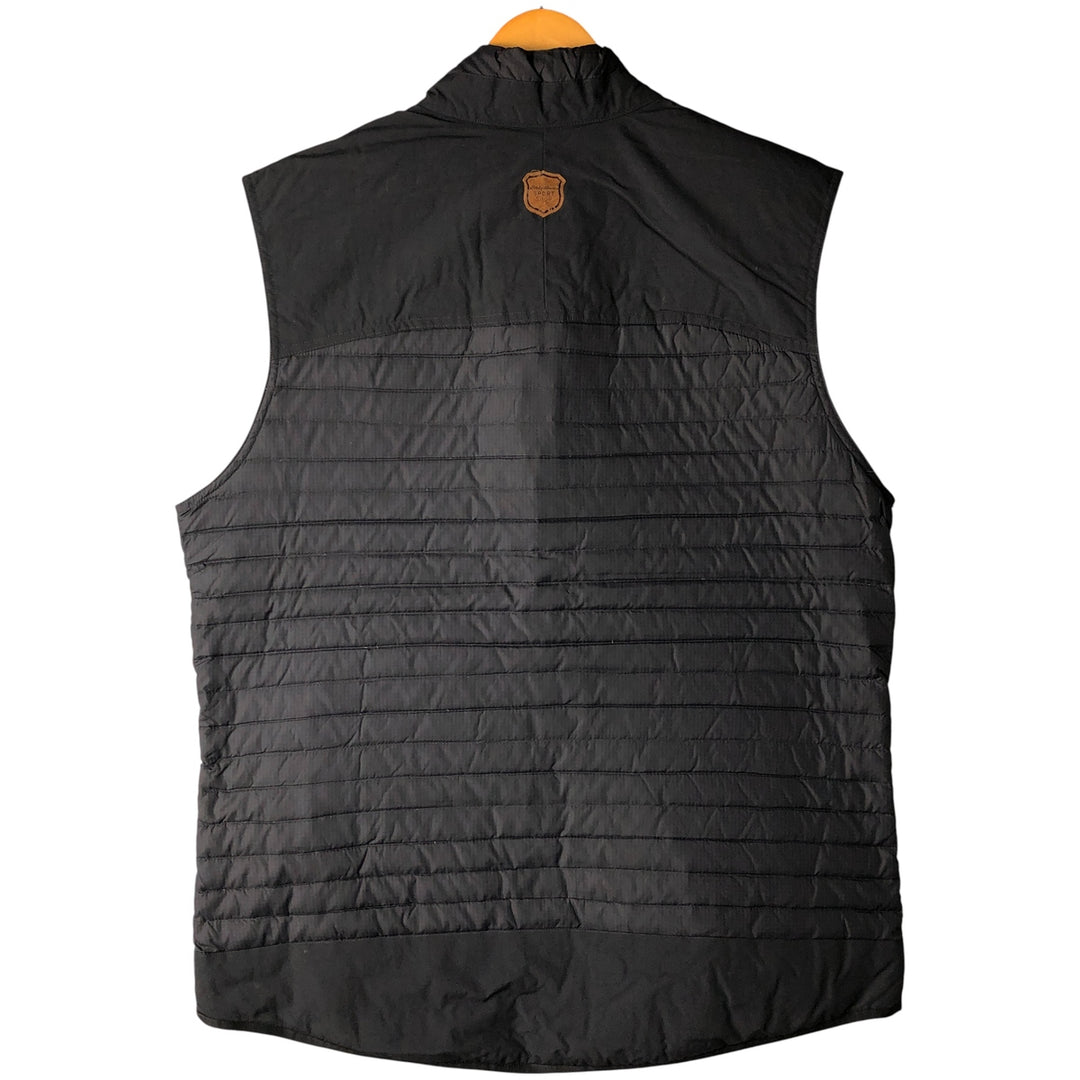 Eddie Bauer SPORT SHOP STORMDOWN700 Goose Down Vest, Men's Size L Nylon black type Vintage Second Hand